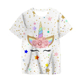 Unicorn Casual T Shirt For Boys Print Children Boys 3D T Shirt Summer Kids-TB00950-Veeddydropshipping